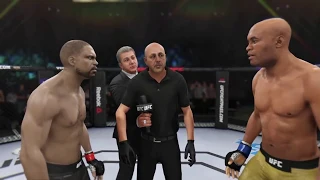 Roy Jones vs. Anderson Silva (EA sports UFC 3) - CPU vs. CPU - Crazy UFC 👊🤪