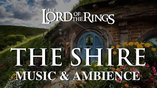 Lord of the Rings | The Shire, Remastered Music & Ambience - Sunset at Bag End