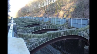 Chorley Cutting with the Stone Flying Arches replaced and tree clearing commences