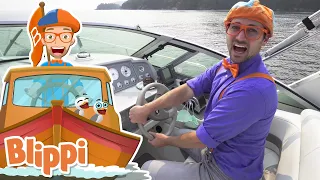 Blippi Explores a Boat! | Learns About Boats For Kids | Educational Video for Toddlers