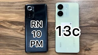 Xiaomi Redmi 13c vs Xiaomi Redmi Note 10 Pro Max