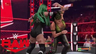 WWE 2K22 RAW SHOTZI VS TAMINA