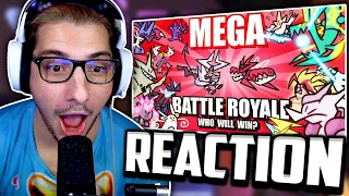 Poketuber Reacts to "Mega Pokemon Battle Royale (Loud Sound/Flashing Lights Warning)"