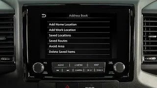 2023 Nissan Frontier - Navigation Settings (if so equipped)