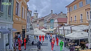 Gait Recognition in Michael Weiss street in Brasov, Romania