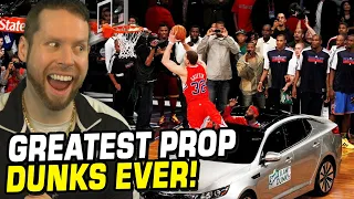 NOW THESE ARE DUNKS! Best Prop Dunks in NBA History
