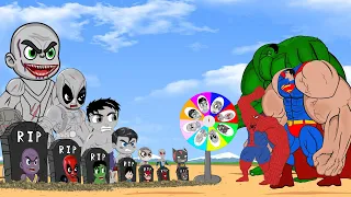 Rescue SUPERHEROES HULK Family & SPIDERMAN vs TEAM ZOMBIES : Returning from the Dead SECRET - FUNNY