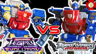 TRANSFORMERS Armada Optimus Prime Versus Legacy Evolution Review