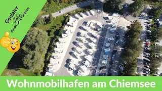 Neuer Stellplatz am Chiemsee | Wohnmobilhafen am Chiemsee | Ein genialer Stellplatz  👍🏻