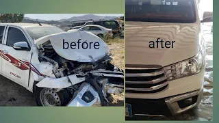 Toyota Hilux Full Process Restoration accident full repairing process #ZB Automobile Service