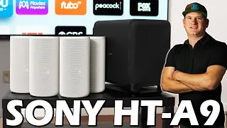 Sony HT-A9  - 7.1 Channel High Performance Home Theater System + SA-SW5 Sub