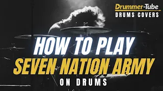 How to play "Seven nation army" (The White Stripes) on drums | Seven nation army DRUM COVER