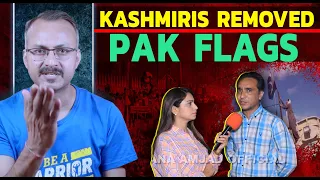 Kashmiris Removed Pakistani Flags from POJK I कश्मीरियों ने पाकिस्तानी झंडा पीओजेके से हटाया