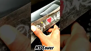 Pulser NS160 Stickering/ mon Dad sticker/Bike Review #twinthrottlers