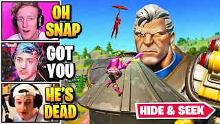 Streamers Host *BIGGEST* HIDE AND SEEK Game | Fortnite Daily Funny Moments Ep.585
