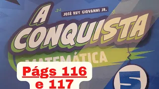 A Conquista - Matemática - 5°ano - págs 116 e 117 - Divisão