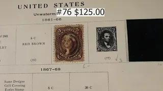 High Value $4500 US Stamp Album From Apfelbaum Inc.