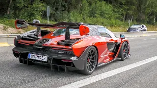 Cars Leaving Nürburgring Gas Station! 550HP RS3 3.2 TURBO, Skyline R33, SENNA, Aventador SVJ, BMW M6