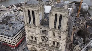 SIMPLE MAVIE THE DRONE CHECKS OUT FANTASTIC NOTRE DAME CATHEDRAL IN PARIS