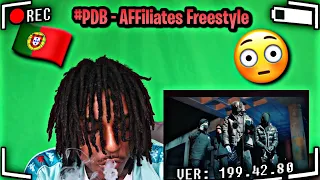 DISRESPECTFUL😳🔥!!!! AMERICAN REACTS TO: #PDB - AFFiliates Freestyle | Portugal Drill🇵🇹🔥