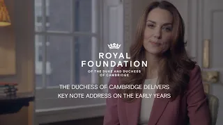 The Duchess of Cambridge gives a Keynote Speech on Landmark Research #5BigInsights | Early Years