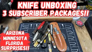 Ultimate Knife Unboxing: 3 Surprising Subscriber Packages!