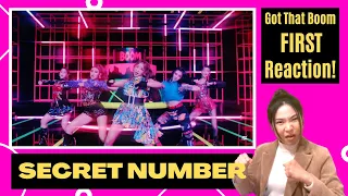 FIRST TIME Reacting to SECRET NUMBER(시크릿넘버) _ Got That Boom MV!! 🤫