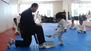 Watch: Toddler adorably earns his Taekwondo white belt