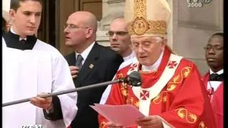 Benedict XVI in UK. Mass in the Cathedral of the Most Precious Blood