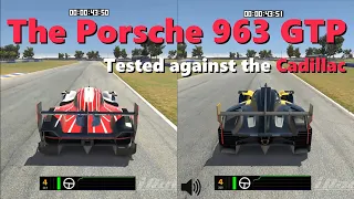 Can the new Porsche 963 beat the Cadilllac in iRacing ?