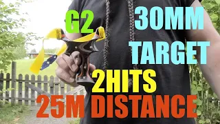 G2 & 2hits to 30mm target from 25m distance