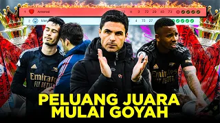 IMBANG RASA KALAH PELUANG JUARA ARSENAL MULAI GOYAH