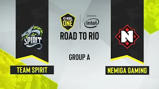 CS:GO - Team Spirit vs. Nemiga Gaming [Nuke] Map 3 - ESL One: Road to Rio - Group A - CIS