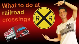 What to do at a railroad crossing as a CDL driver - Winsor Driving School