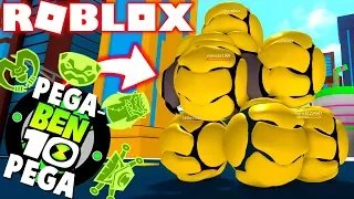 ROBLOX ! - MINIGAME NO ESTACIONAMENTO COM ALIEN BOLA DE CANHÃO NO BEN 10 ARRIVAL OF ALIENS !