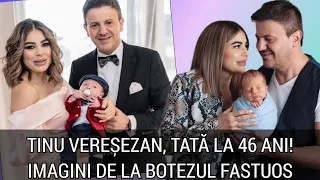 Tinu Veresezan, tatic la 46 ani! Iubita artistului a nascut un baietel! Vezi imagini de la botez