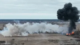 5.03.22 украинские военные сбили российский боевой вертолет.