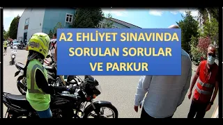 A1, A2 , A EHLİYET SINAV SORULARI VE PARKURU  A2 SINAVINDAN KALAN KIZIN SINAV HEYECANI VE SEVİNCİ