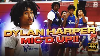 We mic'd up the best guard in the country! | 5-star Dylan Harper is JOKES 😭