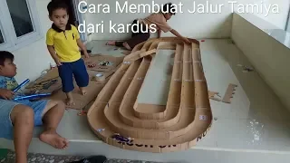 Cara membuat Jalur Tamiya Spesial dari Kardus Bekas