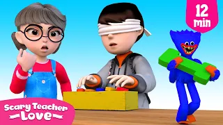 Nick and Tani Love Class - Scary Teacher 3D Alphabet Lore Fun