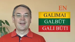 LITHUANIAN LESSON 157 - MAYBE - GALBŪT