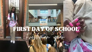 FIRST DAY OF HIGH SCHOOL GRWM + SCHOOL VLOG 2022 (FRESHMAN YR)