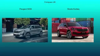 2020 Peugeot 5008 vs 2021 Skoda Kodiaq - Technical Data Comparison