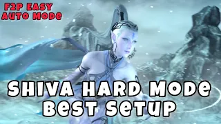 Beat Shiva Hard Mode With Low Combat Power Final Fantasy VII Ever Crisis