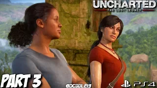 Uncharted The Lost Legacy Gameplay Walkthrough Part 3 - Chapter 4 The Western Ghats - PS4 Lets Play