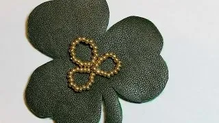 Make a Leather  Shamrock  Brooch - DIY Style - Guidecentral