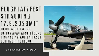 Flugplatzfest Straubing Wallmühle mit Foke Wulf FW 190