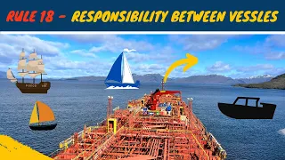 Rule 18 - Responsibility between vessels | Rules of the road | Merchant navy knowledge | COLREGS