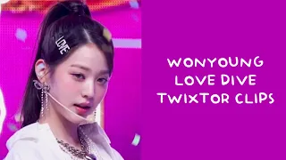 wonyoung love dive twixtor clips #2